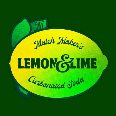 Typography-themed illustration of a match being struck, labeled 'Match Maker'.